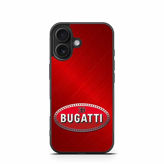 Bugatti Red Design iPhone 16 Case