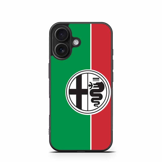Green White Alfa Romeo iPhone 16 Case