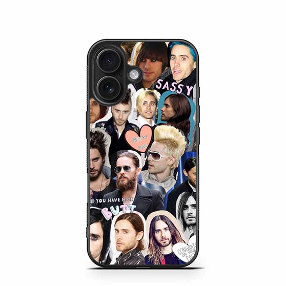 Jared Leto Collage iPhone 16 Case