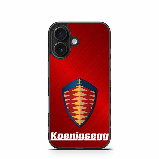 Koenigsegg Red iPhone 16 Case