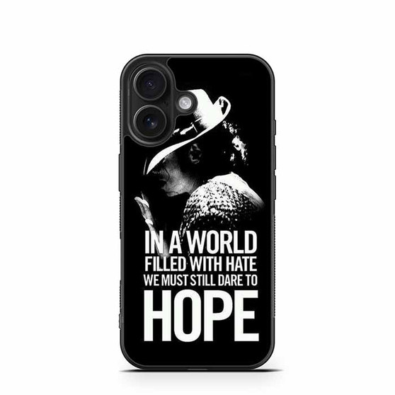 Michael Jackson Quotes iPhone 16 Case