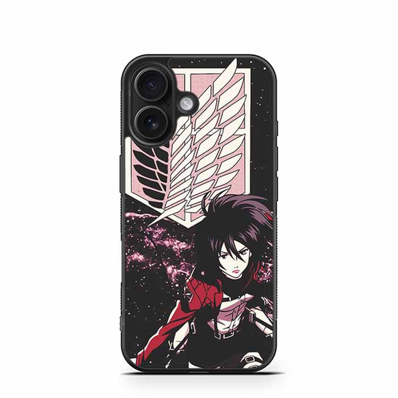 Mikasa Ackerman Attack on Titan iPhone 16 Case