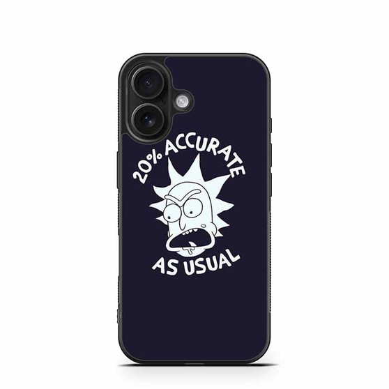 Rick and Morty 20 Persen Accurate GT iPhone 16 Case