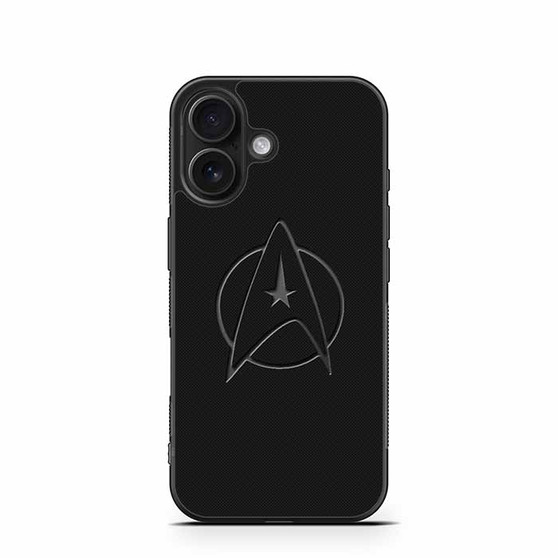 Star Trek Logo Black iPhone 16 Case