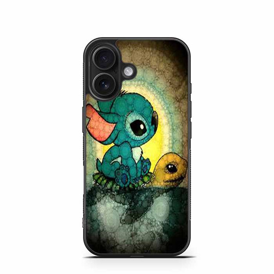 sticth and the turtle iPhone 16 Case
