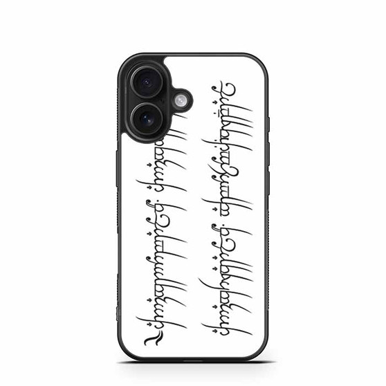 The Lord Of the Rings quotes iPhone 16 Case