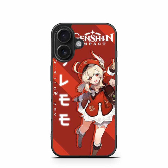 Genshin Impact Klee iPhone 16 Case