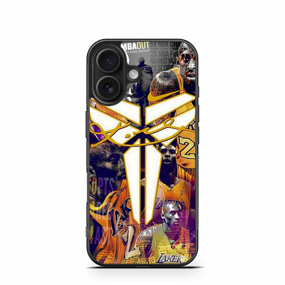 Kobe Bryant Collage iPhone 16 Case