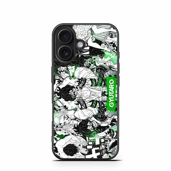 Demon Slayer Gyutaro art iPhone 16 Case