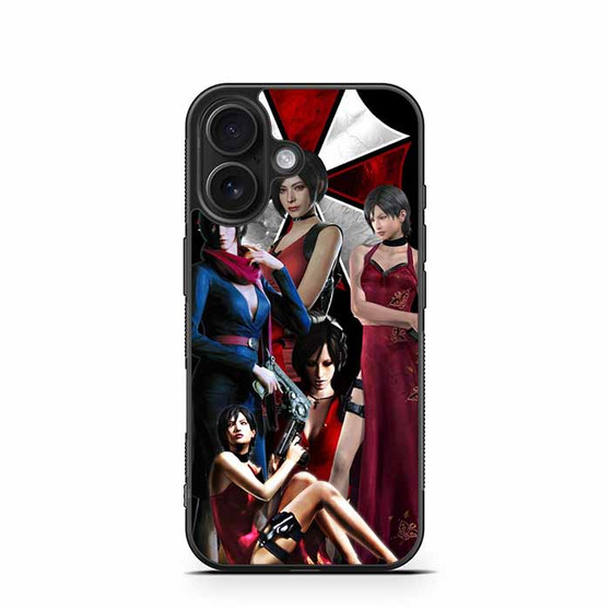 Resident Evil 4 Ada Wong Collages iPhone 16 Case