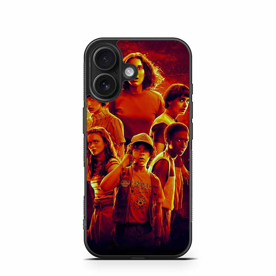 Stranger Things Characters iPhone 16 Case