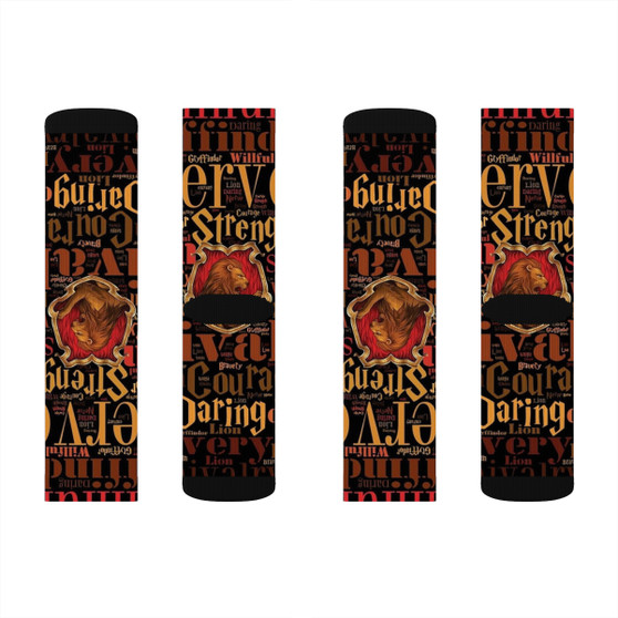 Harry Potter Gryffindor premium unisex adult socks