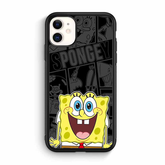 Cheerful spongebob Squarepant iPhone 11 Case
