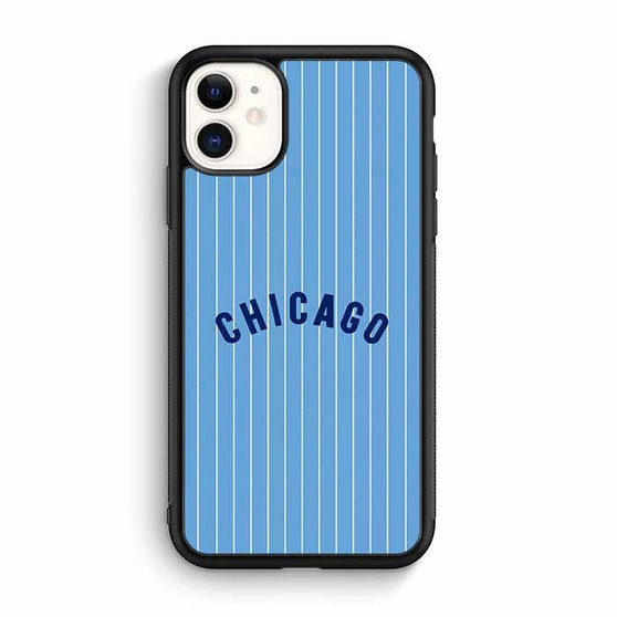 Chicago cubs jersey pattern iPhone 11 Case