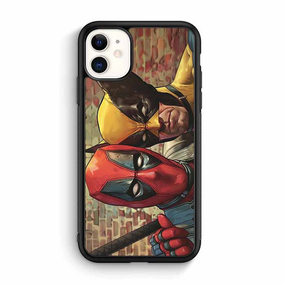 Deadpool and Wolverine Art iPhone 11 Case