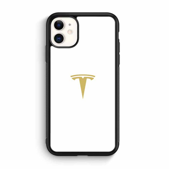 Tesla white iPhone 11 Case
