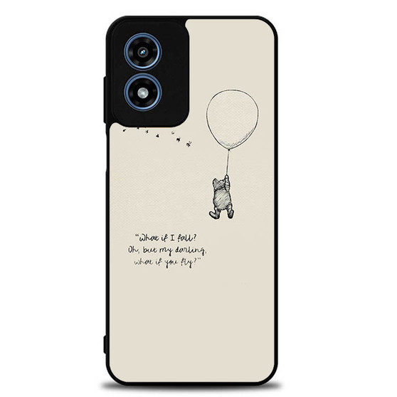Winnie the pooh flying Motorola Moto G Play 2024 Case