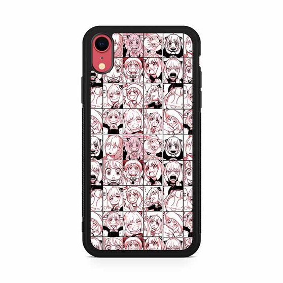 Anya Forger Faces iPhone XR Case Anya Forger Faces iPhone XR Case