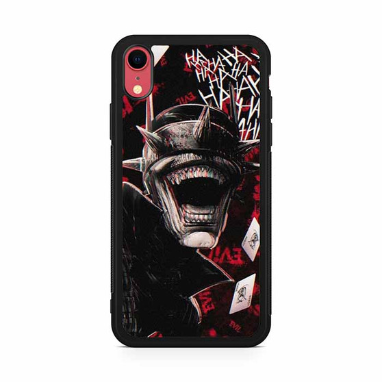 Batman Who Laugh Crazy iPhone XR Case