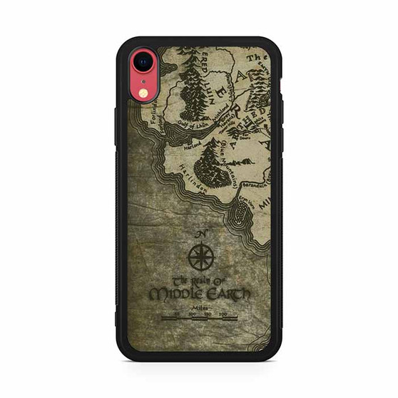 The lord of the rings middle earth map ASCK iPhone XR Case