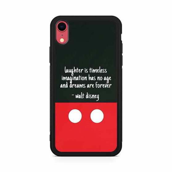 Walt Disney Quotes iPhone XR Case Walt Disney Quotes iPhone XR Case