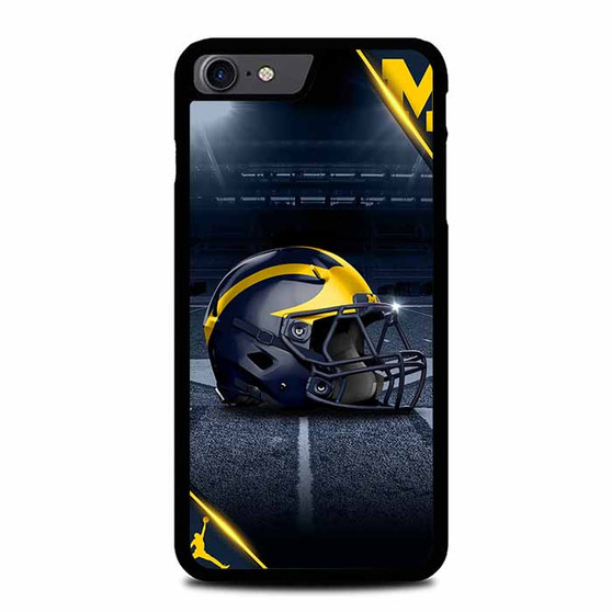 Michigan Wolverines Helmet iPhone SE 2022 Case