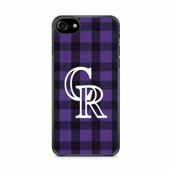 Colorado rockies purple iPhone SE 2020 Case