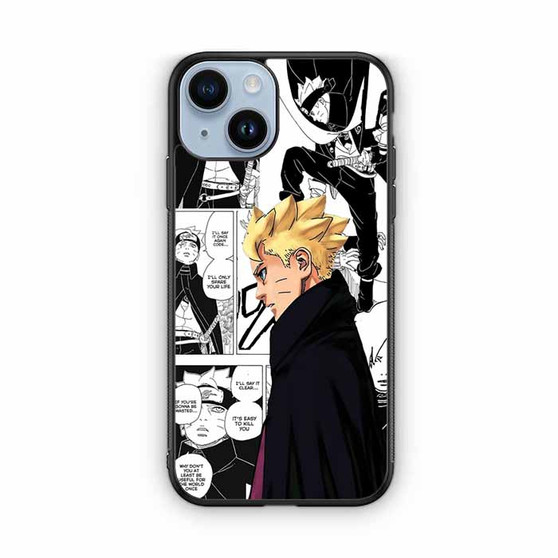 Boruto uzumaki manga iPhone 14 Case