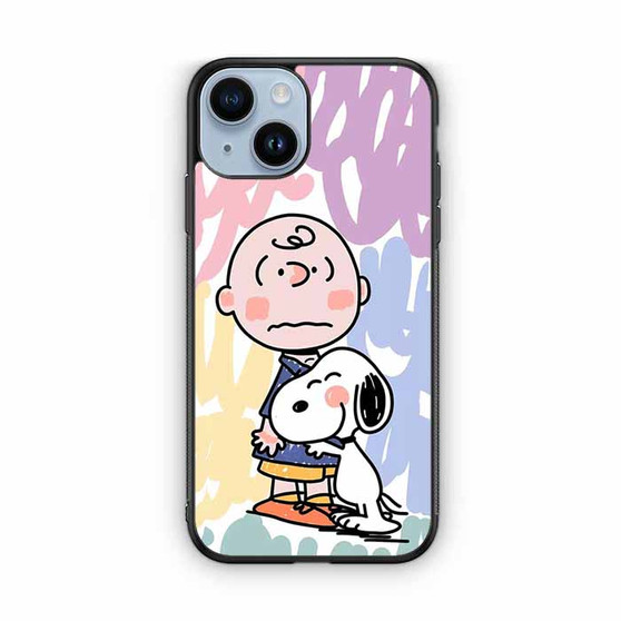 Charlie And Snoopy Hugging iPhone 14 Case