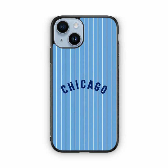 Chicago cubs jersey pattern iPhone 14 Case