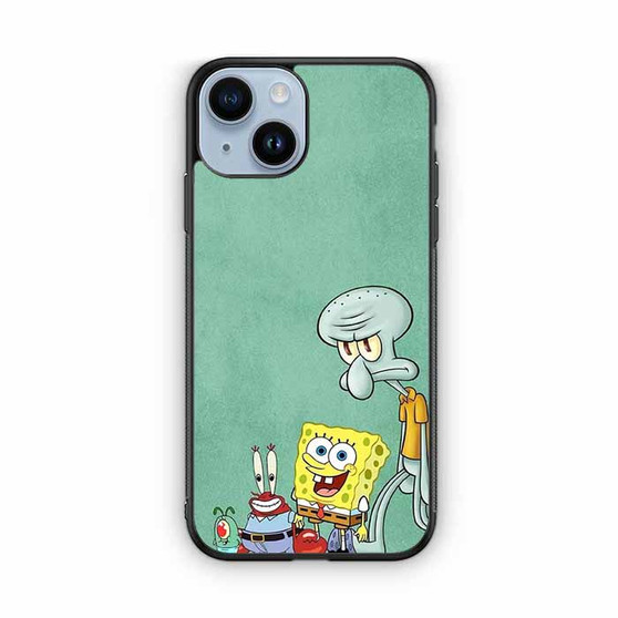 Spongebob Mr Krab Squidward and Plankton iPhone 14 Case