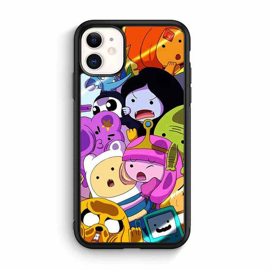 Adventure time character on a glass iPhone 12 Case
