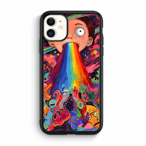 Psychedelic Rick and Morty iPhone 12 Case