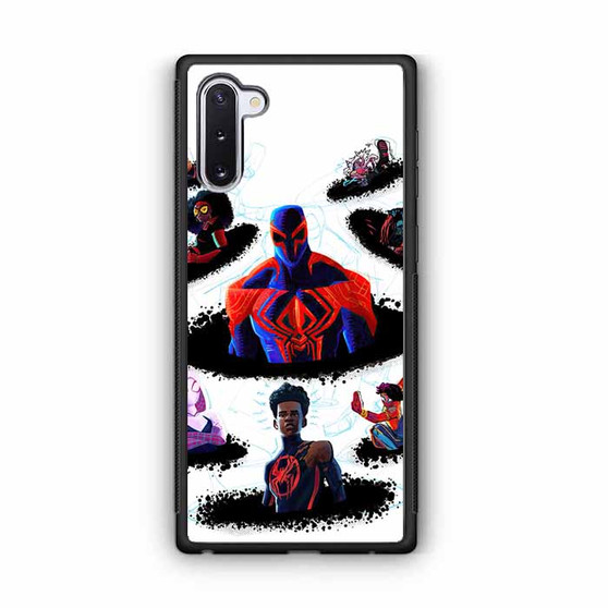 Spiderman Across the spider Verse Characters Galaxy Note 10 Case
