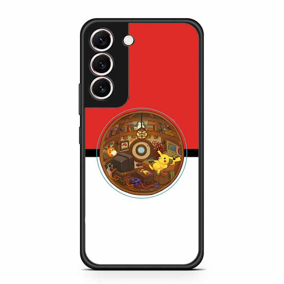 Pikachu inside pokeball Galaxy S22 Case