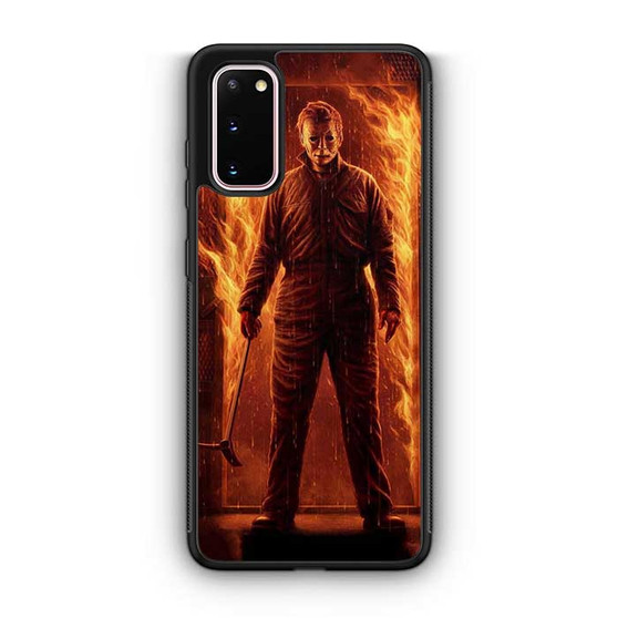 Michael myers on fire Samsung Galaxy S20 Case