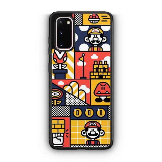 Super mario bross art Samsung Galaxy S20 Case