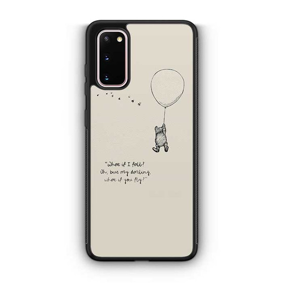 Winnie the pooh flying Samsung Galaxy S20 Case