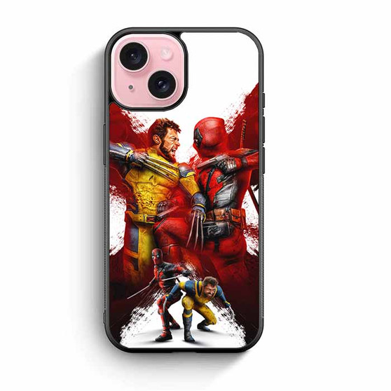 Deadpool vs Wolverine Movie iPhone 15 Case