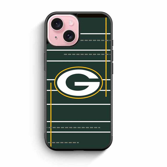 Greenbay packers field style iPhone 15 Case