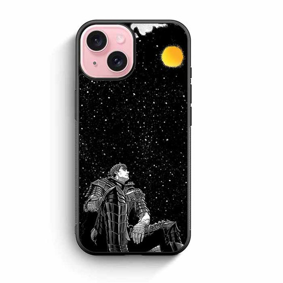 Guts berserk lonely night manga iPhone 15 Case
