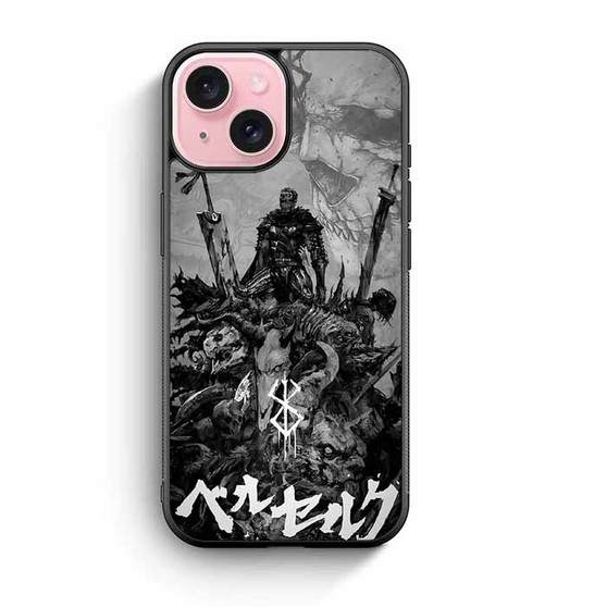 Guts Berserk on a Pile of Bones iPhone 15 Case