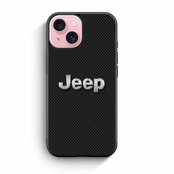 Jeep carbon style iPhone 15 Case