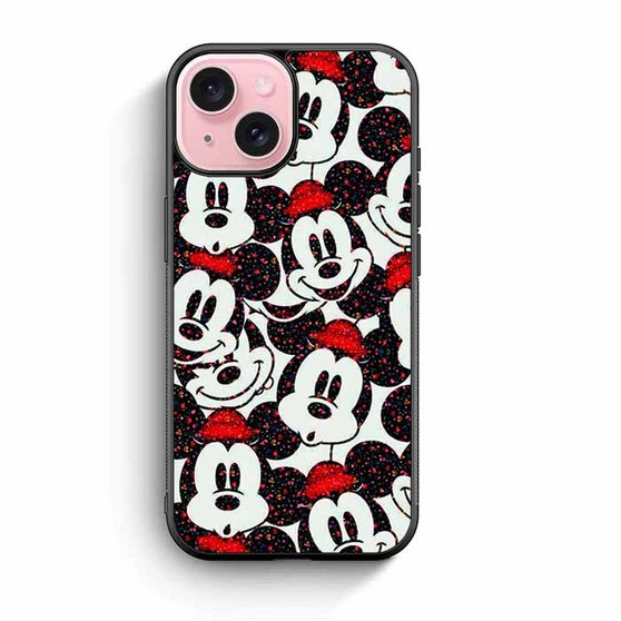 Mickey mouse face ASCK iPhone 15 Case