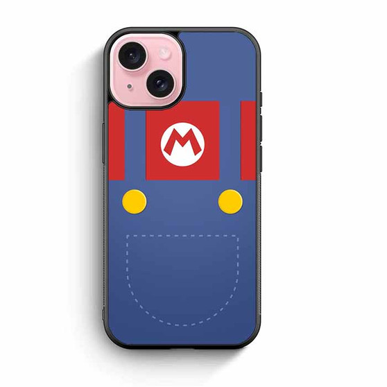 Super Mario Outfit ASCK iPhone 15 Case