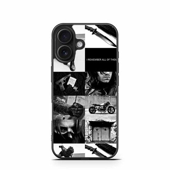 Bucky became winter soldier iPhone 16 Case