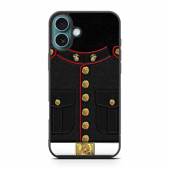 Marine corps uniform iPhone 16 Plus Case
