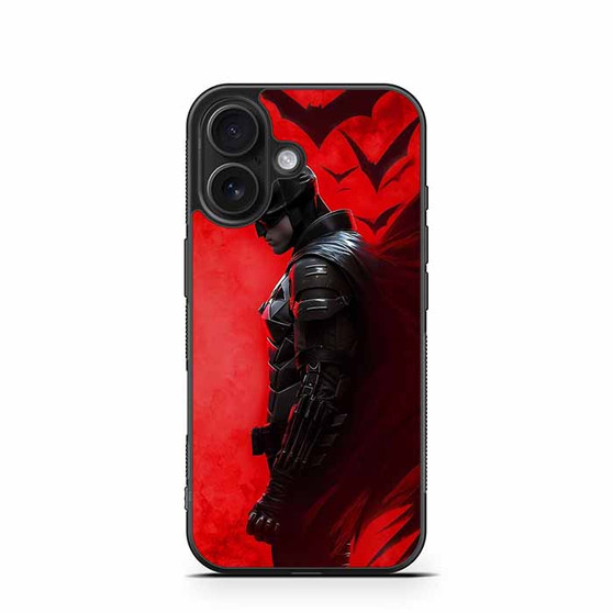 The Batman in the Red iPhone 16 Case