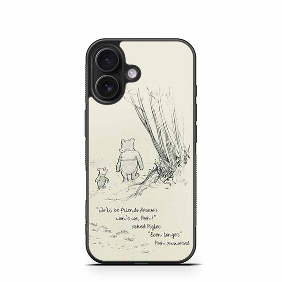 Winnie the pooh friends forever iPhone 16 Case