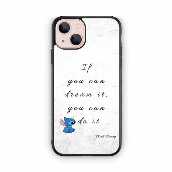 Disney Stitch Quotes iPhone 13 Case